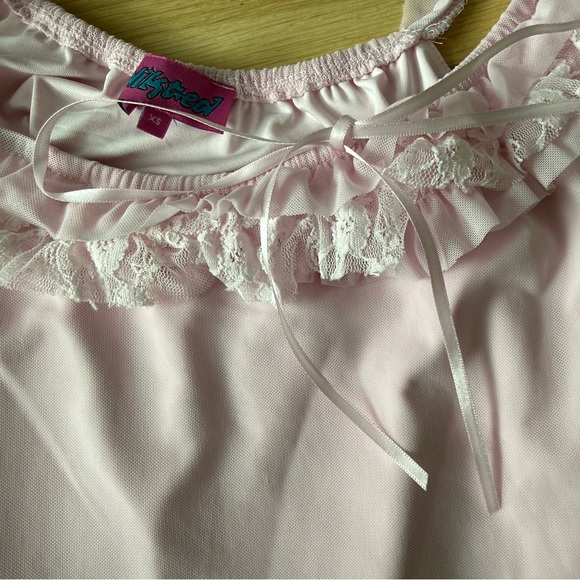 Edikted Pink Ruffle Blouse - Picture 4 of 4